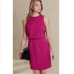 Banana Republic Factory Sculpted Blousant-Waist Mini Dress 20 Tall